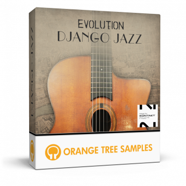 Authentic Django acoustic jazz guitar for Kontakt