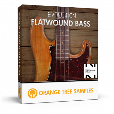 P-style electric bass with flatwound strings for Kontakt